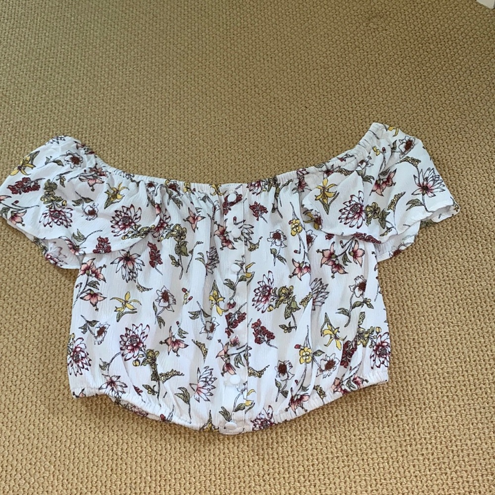 off the shoulder top from xhiliration